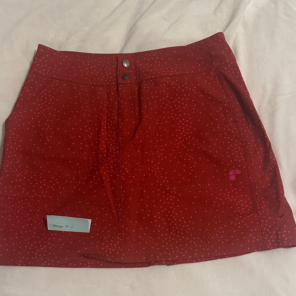 Krimson Klover Red Polka Dot Skirt